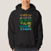 Earth Day Save Bees Rescue Animals Recycle Plastic Hoodie (Voorkant)