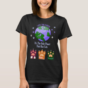Earth Day Save the Earth Het is de enige planeet d T-shirt