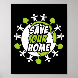 Earth Day Save the Planet Environment Eco Climate Poster