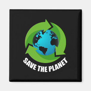 Earth Day Save the Planet Keep It Green Happy Moth Magneet