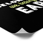 Earth Day Save the Planet Protect the Environment Poster (Hoek)