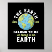 Earth Day Save the Planet Protect the Environment Poster (Voorkant)