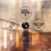 Earth Day Save the Planet Water Bottle Raamsticker (Vel 2)