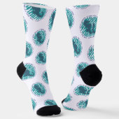 Earth Day, Seahorse en Waves, Clean the Ocean Sokken (Gebogen)