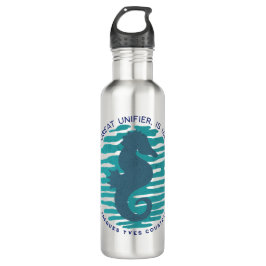 Earth Day, Seahorse en Waves, Clean the Ocean Waterfles