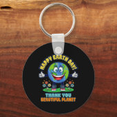 Earth Day Shirt1 Sleutelhanger (Voorkant)