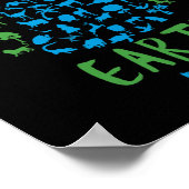 Earth Day Shirt Kinder 2 Poster (Hoek)