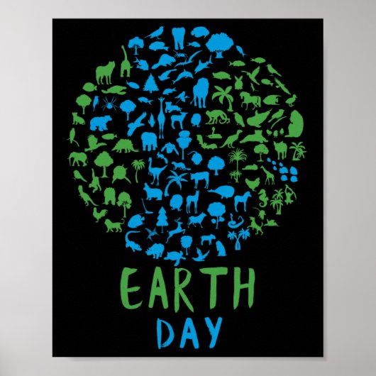 Earth Day Shirt Kinder 2 Poster (Voorkant)