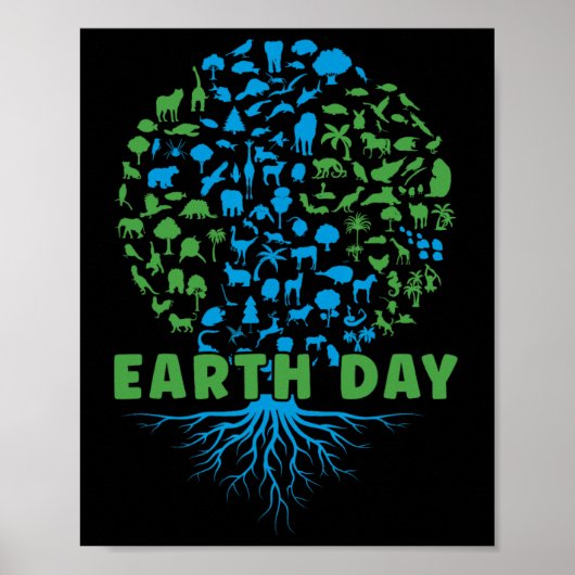 Earth Day Shirt Kinder Poster (Voorkant)