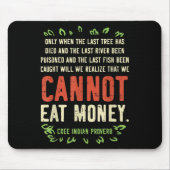Earth Day Shirt Pro Save Environment Quote Last Tr Muismat (Voorkant)