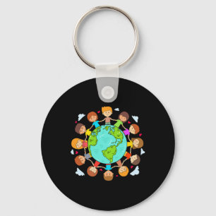 Earth Day Shirten Kinder Earth Day Jongens Jongens Sleutelhanger