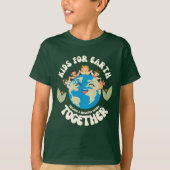 Earth Day-Shirten | Kinder voor Earth T-shirt (Voorkant)
