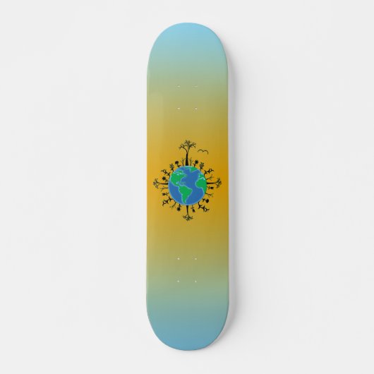 Earth Day Skateboard Deck (Voorkant)