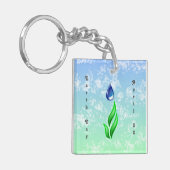 Earth Day Sleutelhanger (Voorkant Links)