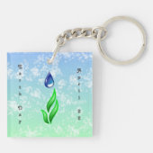 Earth Day Sleutelhanger (Achterkant)