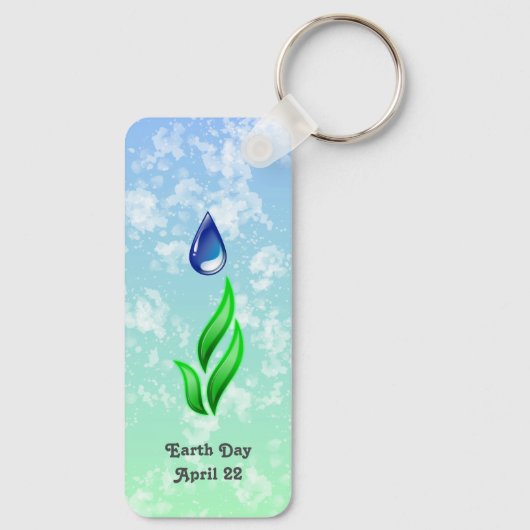 Earth Day Sleutelhanger (Achterkant)