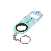 Earth Day Sleutelhanger Bottle Open Mini Flessenopener (Achterkant Gekanteld)