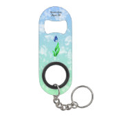 Earth Day Sleutelhanger Bottle Open Mini Flessenopener (Achterkant)