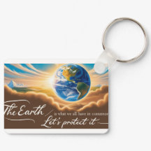 Earth Day-Sleutelhanger