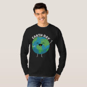 Earth Day Smiling Planet  Mother Earth Nature T-shirt (Voorkant volledig)