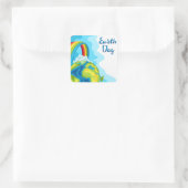 Earth Day Square Sticker (Tas)