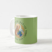 Earth Day & St. Franciscus van Assisi Koffie Mok (Voorkant links)