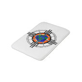 Earth Day Star Crown Bath Mat (Gekanteld)