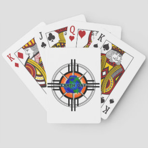 Earth Day Star Crown Pokerkaarten