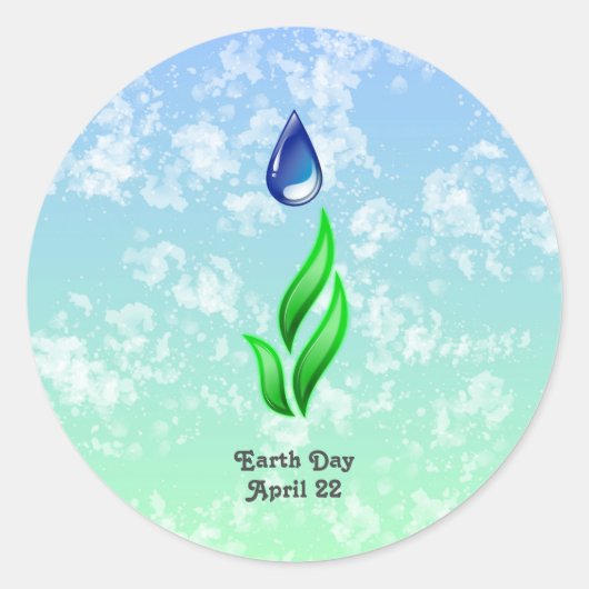 Earth Day Sticker (Voorkant)