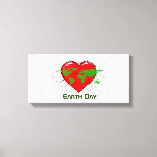 Earth Day Stretted Canvas Print (Voorkant)
