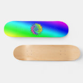 Earth Day ~ Sunburst Skateboard Deck (Horizontaal)