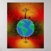 Earth Day ~ Sunset Poster (Voorkant)