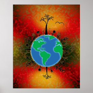 Earth Day ~ Sunset Poster
