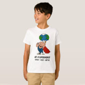 Earth Day Superheld t-shirt (Voorkant volledig)