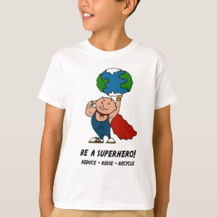 Earth Day Superheld t-shirt