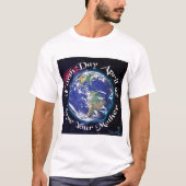 Earth Day T-shirt met lichte kleuren (Voorkant)