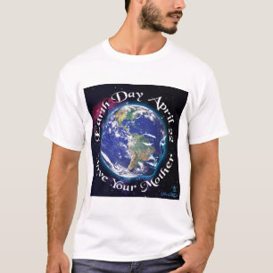 Earth Day T-shirt met lichte kleuren