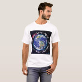 Earth Day T-shirt met lichte kleuren (Voorkant volledig)