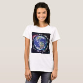 Earth Day T-shirt met lichte kleuren (Voorkant volledig)