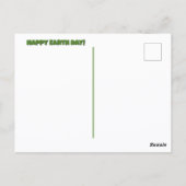 Earth Day the Struggle is een echte boomzaailing Briefkaart (Achterkant)