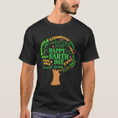 Earth Day Tree Environment Awareness Nature Lover T-shirt (Voorkant)