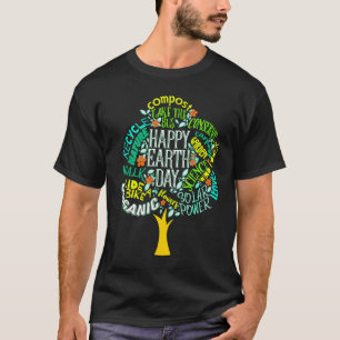Earth Day Tree Save Earth Inspiration T-shirt