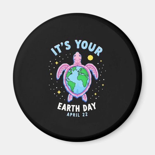 Earth Day Turtle Design April 22 For Nature Lovers Magneet (Voorkant)