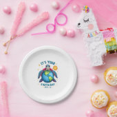 Earth Day Turtle Design April 22 For Nature Lovers Papieren Bordje (Feest)