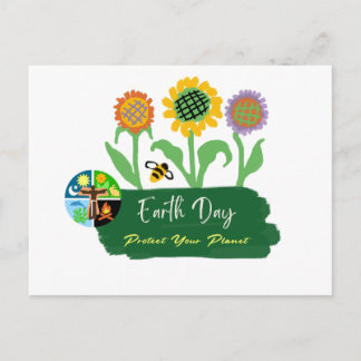 Earth Day Uitnodiging Briefkaart