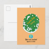 Earth Day Verjaardag Custom Briefkaart (Voorkant / Achterkant)