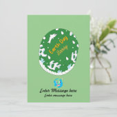 Earth Day Verjaardag Custom Feestdagenkaart (Staand voorkant)