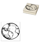 Earth Day Waterverf Environmental mentalism Artwor Rubberstempel (Gestempeld)