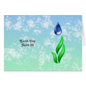 Earth Day Wenskaart (Voorkant Horizontaal)