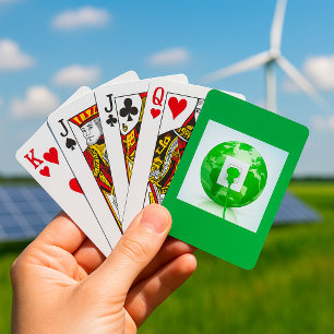 Earth Day Wereldbol Speelkaarten